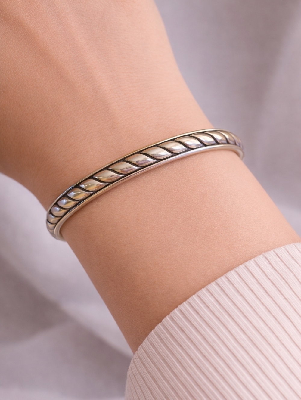 BRIGHTON Silver Plated Bangle Bracelet